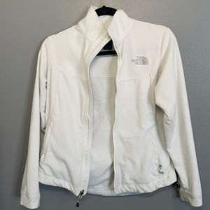 White north face jacket